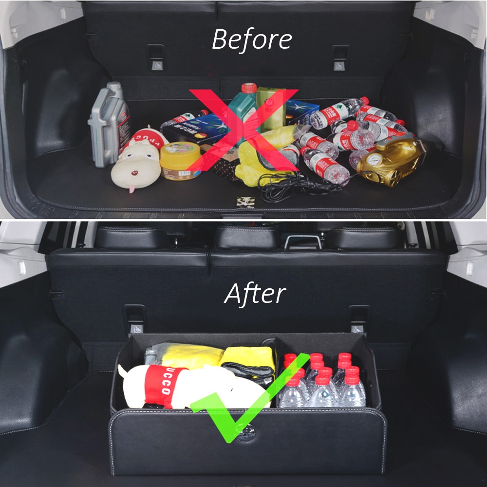 Car folding trunk storage box car rear box finishing storage box large storage box bag for Tesla Medol 3 Medol S Medol X style