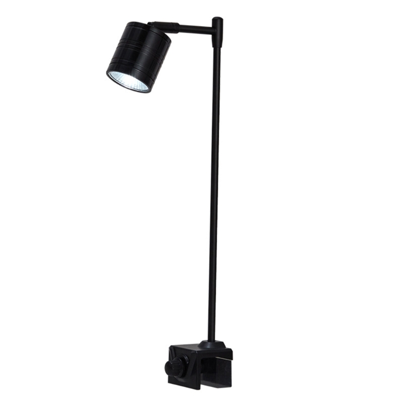 Aquarium-Licht für den Pflanzenanbau von Fischen, zum Anklemmen an Meerespflanzen, verstellbares Aquarium-LED-Licht 7 10 für: Black