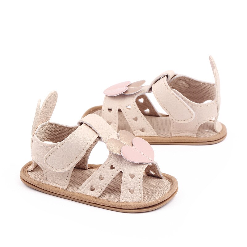 Kleinkind Baby Mädchen SandalsToddler Sommer Schuhe neugeboren Bebes Sandales Gummi Sohle, einzig, alleinig Schuhwerk Pro 1 Jahr niedlich Herz Sandalen