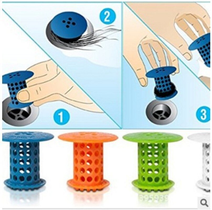 Bouchon bouchon évier crépine salle de bain Drain capteur de cheveux bain filtre égout drague dispositif douche cheveux bouchon salle de bain accessoires