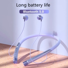 Sport Bluetooth Headset 5.0 Draadloze Nekband Koptelefoon Opknoping Neck Stereo Hoofdtelefoon Waterdichte Oordopjes Met Microfoon