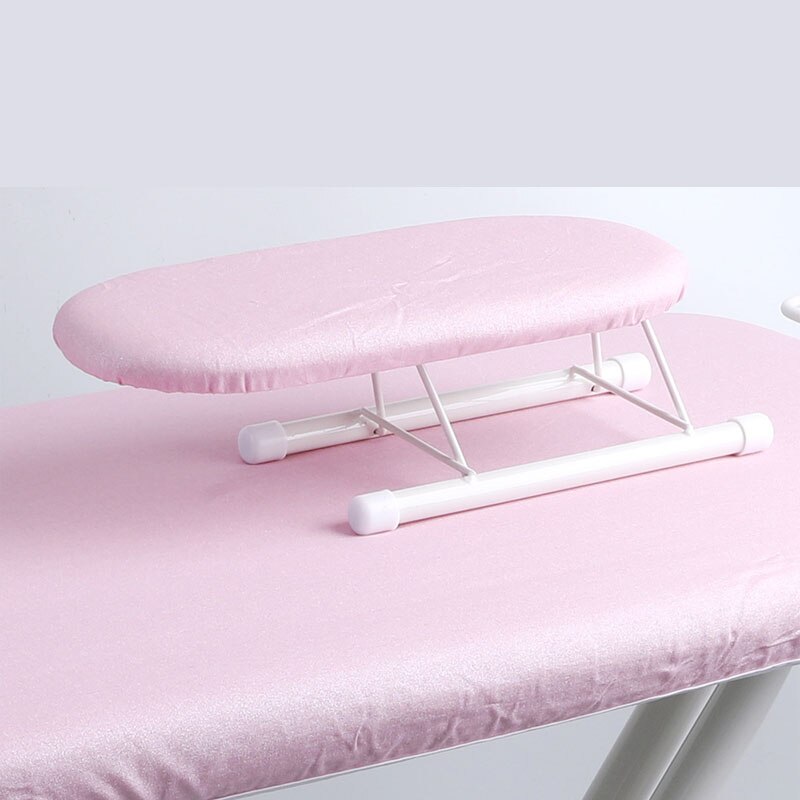 Portable Mini Ironing Board Rack for Clothes, Sleeves and Shirts - Small Size, Easy to Store and Carry: Pink