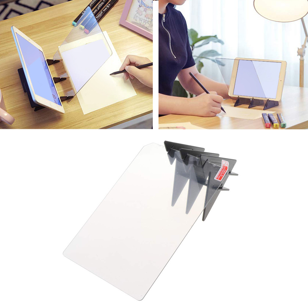 Kids LED Projection Optical Drawing Board Projector Painting Tracing Board Sketch Specular Reflection Dimming Bracket Holder #10