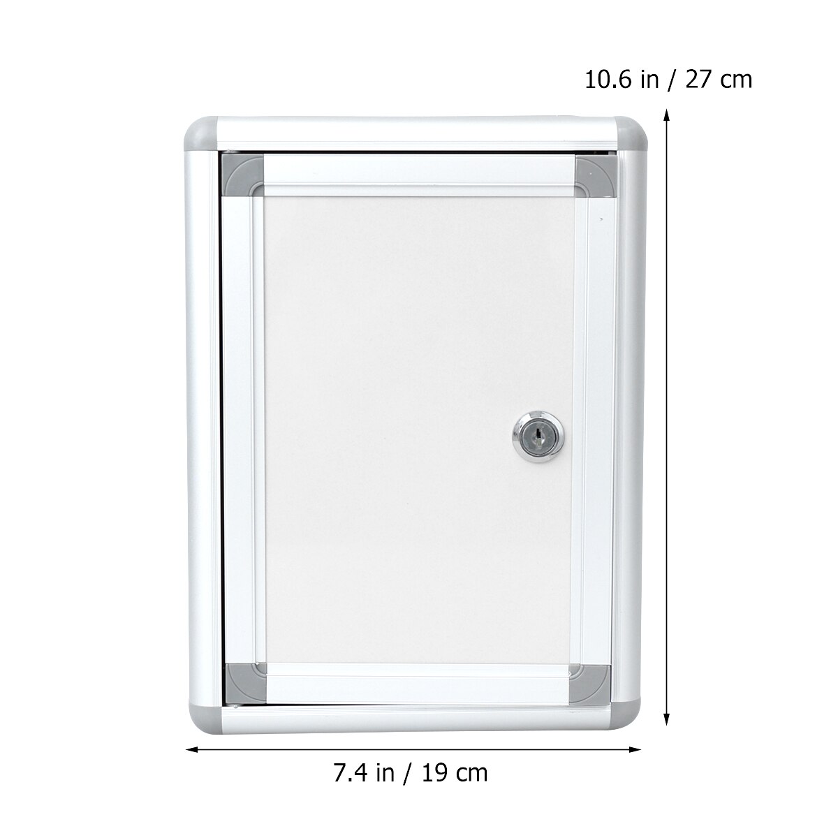 Suggestion Box Wall Hanging Mailbox Alloy Small Complaint Box Suggestion Box Aluminium Alloy Mailbox for Home School Company