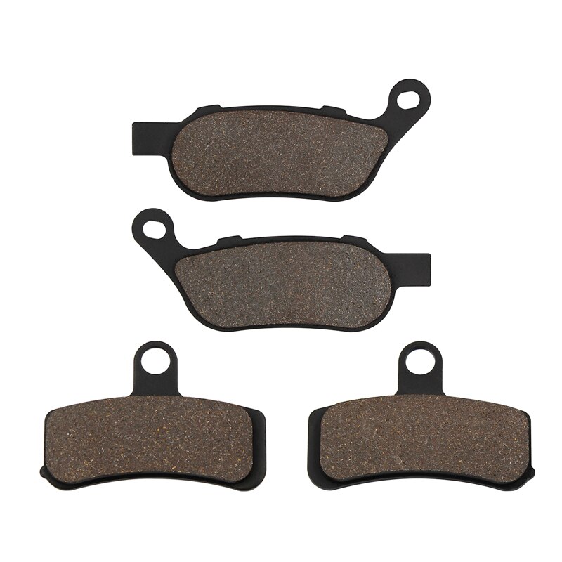Plaquettes de frein avant et arrière pour moto Road Passion, pour Harley Dyna, Super large Glide FXD Fat Boy FLSTFB Heritage Softail Slim: Front and Rear