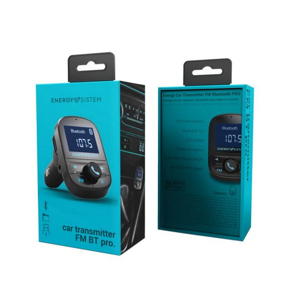 Car MP3 Player & FM Transmitter - Bluetooth 5.0 - USB Input - Energy Sistem 447268