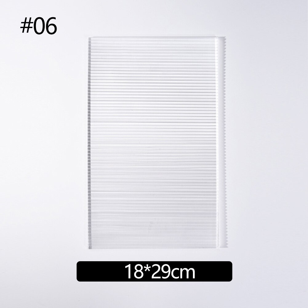 Acrylic Water Ripple Shadow Plate Background Props Photography Transparent Ins Photo Props Perfume Cosmetics photograph Props: 06