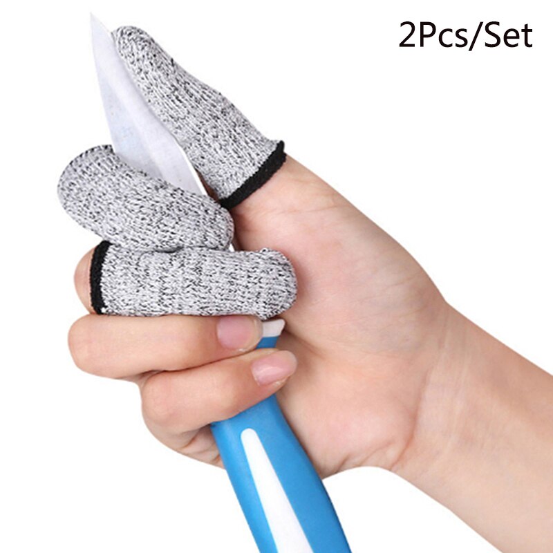 Anti-Cut Finger Cover Finger Protector Sleeve Cover Finger Peel Fingertip Gloves Picking Finger Cover Kitchen Tools