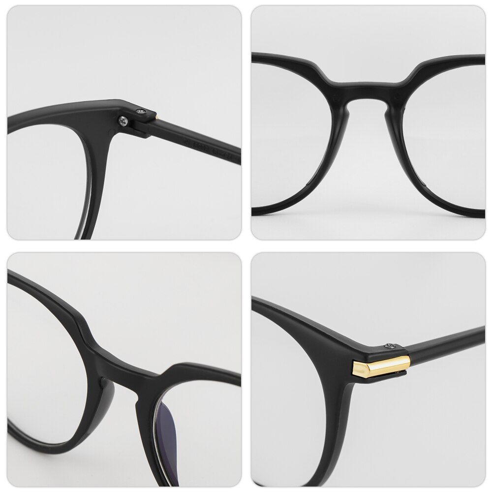 1PC PC Frame Optical Eyeglasses Women Men Classic Transparent Glasses Clear Lens Glasses Ultralight Vintage Eyeglasses