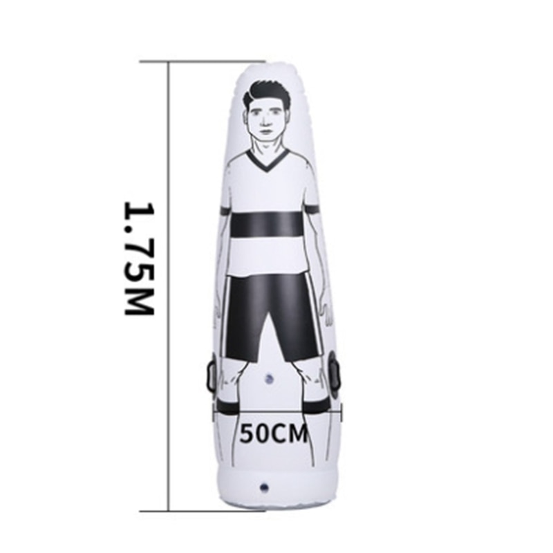 Children's Inflatable Football Training Goalkeeper Tumbler Air Football Training Dummy Football Training Tool Inflatable Dummy
