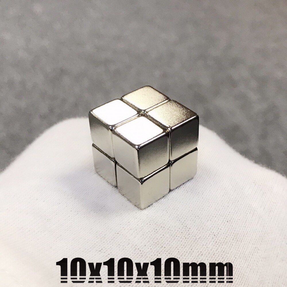 50 stks 10x10x10mm Sterke Rare Earth Blok vierkante Neodymium Magneten 10x10x10mm sterke magneet mmmx10mmx10mm 10x10x10 10*10*10