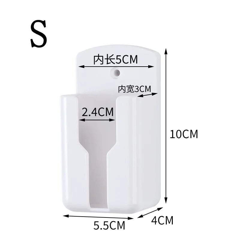 Telecomando per condizionatore d'aria Scatola portaoggetti bianca universale montata a parete Staffa per supporto per telecomando Scatola portaoggetti Accessori da cucina: Viola