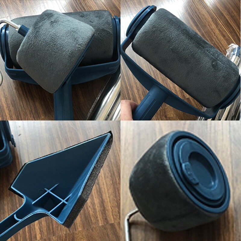 Multifunctional Paint Roller Racer DIY Household Paint Runner Pro Painting Brush for Wall Decoration