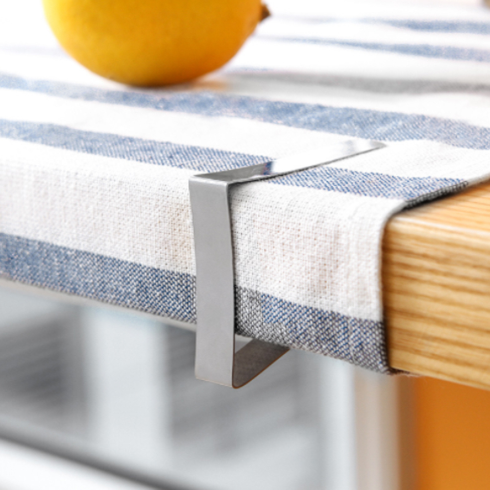 1/4 stuks roestvrijstalen tafelkleed tafels cover clips houder doek klemmen party camping tafel cover clip picknick benodigdheden