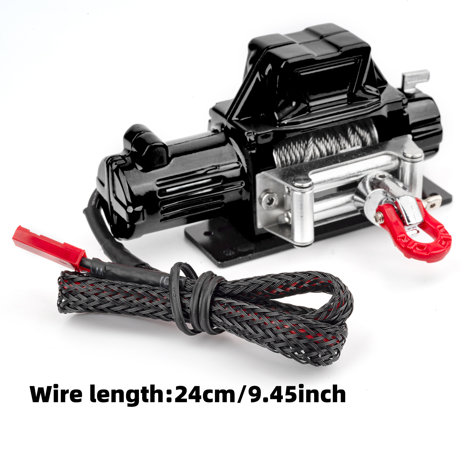 RC Metalen Lier Afstandsbediening Simulatie Trek Speelgoed Model Lier voor 1/10 RC Crawler Auto Axiale SCX10 90046 TRX4 Redcat Decoratieve P