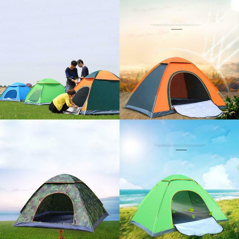 4 Colors Waterproof Foldable Tents Free Building Automatic Quick Opening Outdoor Travelling Camping Tent Beach Sun Shelter