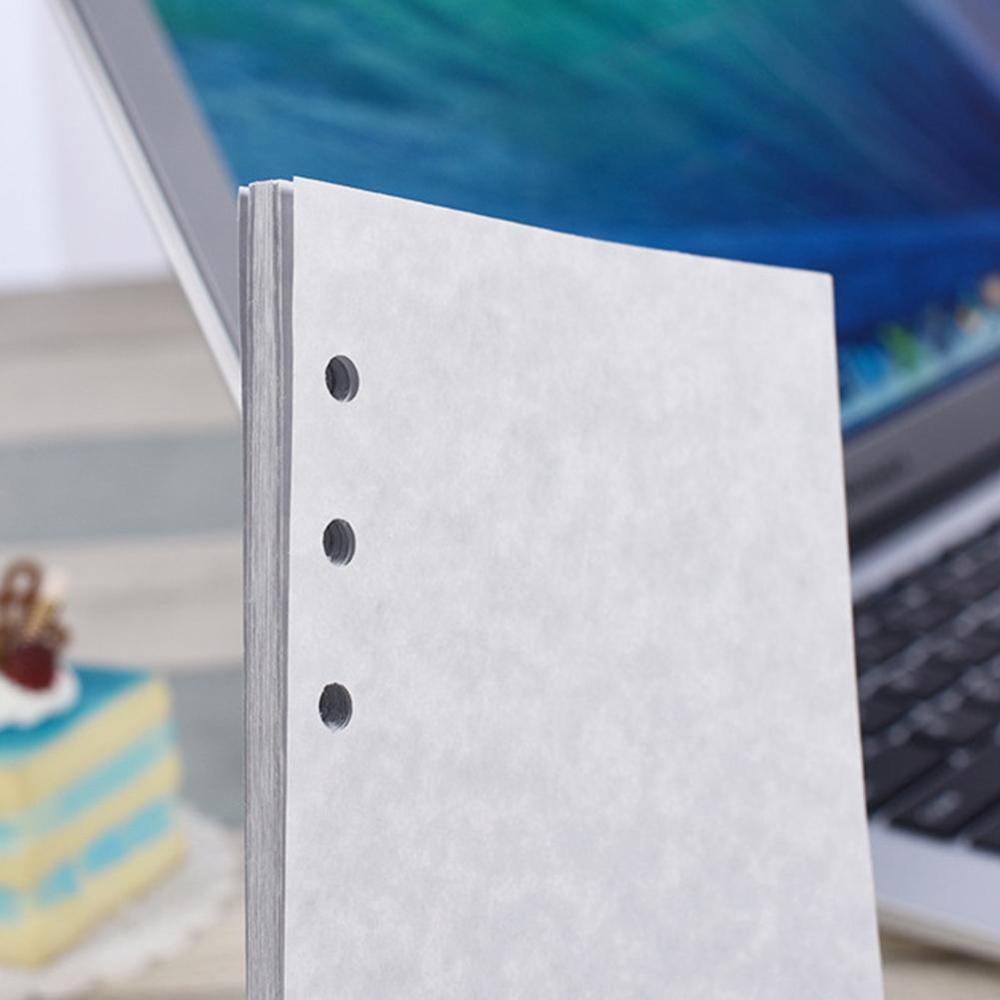 40 Sheets A5 Colorful Filler Papers Page Grid line Inside Pages Planner Filler Papers Loose-Leaf Notebook Accessories 6holes