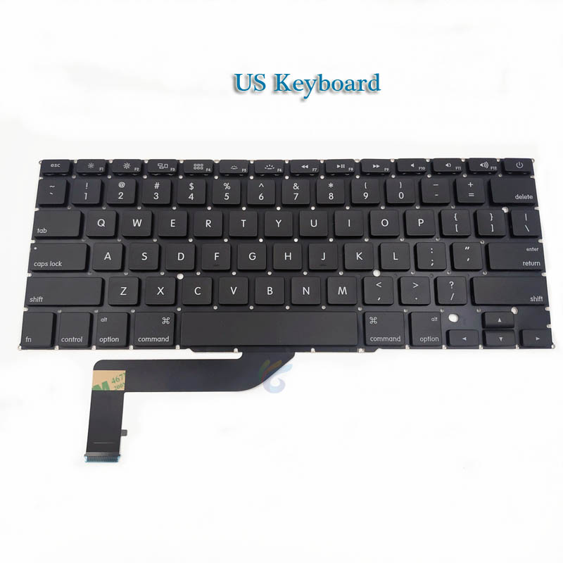 A1398 toetsenbord voor Macbook Pro Retina 15.4 inch laptop MC975 MC976 ME664 ME665 ME293 ME294 toetsenborden Gloednieuwe: COFFEE