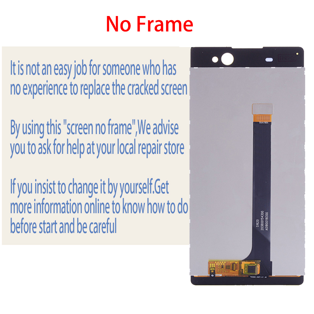 6.0 &quot;für SONY Xperia XA Ultra C6 LCD Original Ändern Touchscreen F3211 F3212 F3215 LCD Anzeige Digitizer Mit rahmen Ersatz