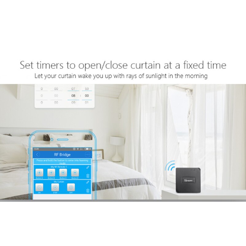 Smart Home Automation Sonoff Rf Brug Wifi 433 Mhz Universele Schakelaar Intelligente Domotica Wi-fi Afstandsbediening Rf Controller