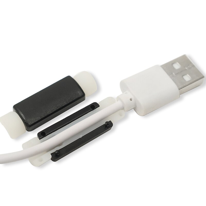 Kabel ochronny pokrowiec słuchawki przewód słuchawek silikonowy trwały ochraniacz do szybkiego ładowania telefonu kabel do transmisji danych Organizer do kabli zarządzanie