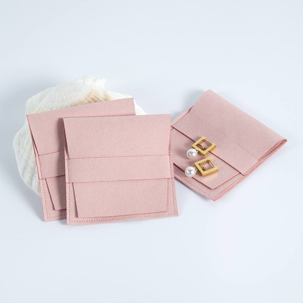 5 Stuks Roze Pakket Luxe Microfiber Sieraden Accessoire Verpakking Tas Bruiloft Reisfeest Cadeau Snoep Opslag Stof Organizer Zakjes