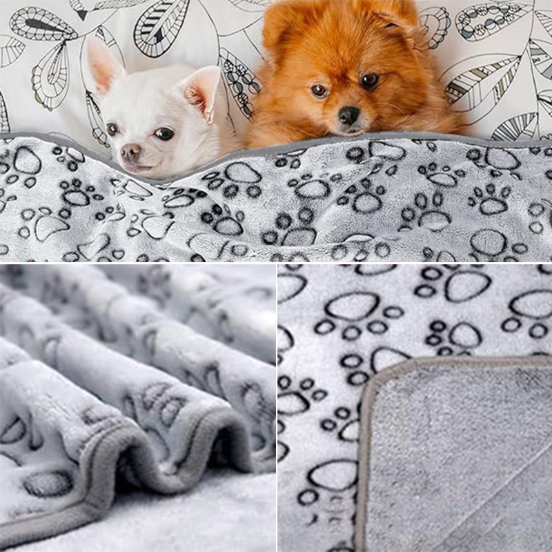 Couverture douce et moelleuse pour chien et chat, couverture apaisante pour animaux de compagnie, confortable et chaude, petite couette lavable, motif de dessin animé, tapis de couchage pour chiot et chat
