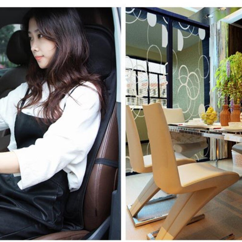 Back Massage Heat Cushion Home Car Magnetic Field Lumbar Heat Vibrate Cushion Neck Massage Chair Massage Relaxation