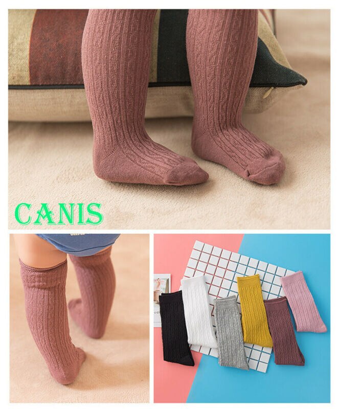 0-3Years Peuter Baby Baby Jongen Meisje Unisex Zachte Katoenen Sok Warme Sokken Kniehoge Kousen
