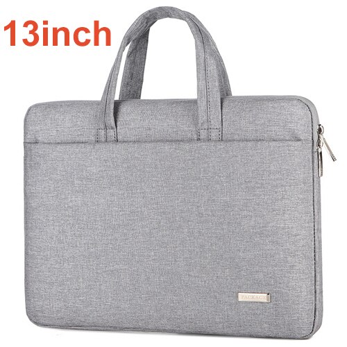 Torba na laptopa kobiety teczki mężczyźni torebki Notebook futerał do przenoszenia dla 11 13 14 15.6 cal komputer torba: gray13