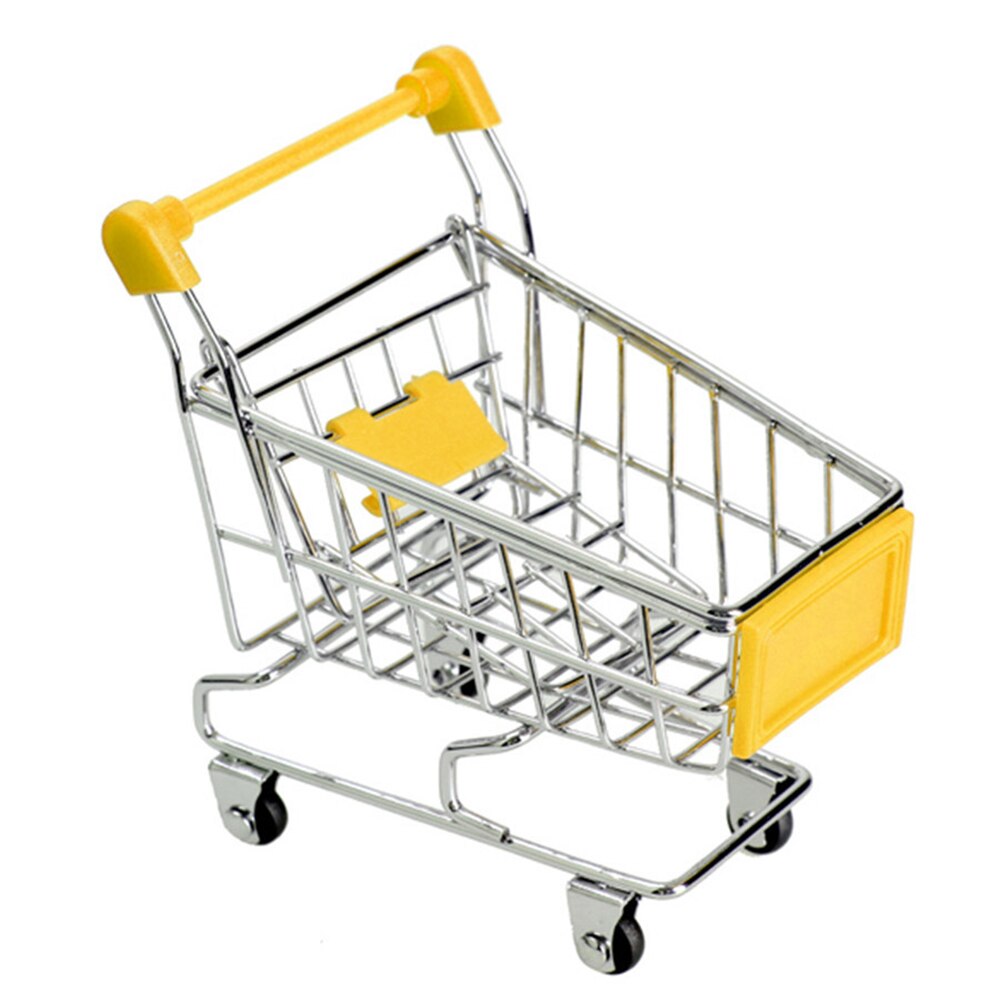 Mini Children Handcart Simulation Small Supermarket Shopping Cart Utility Cart Pretend Play Toys Strollers Kids