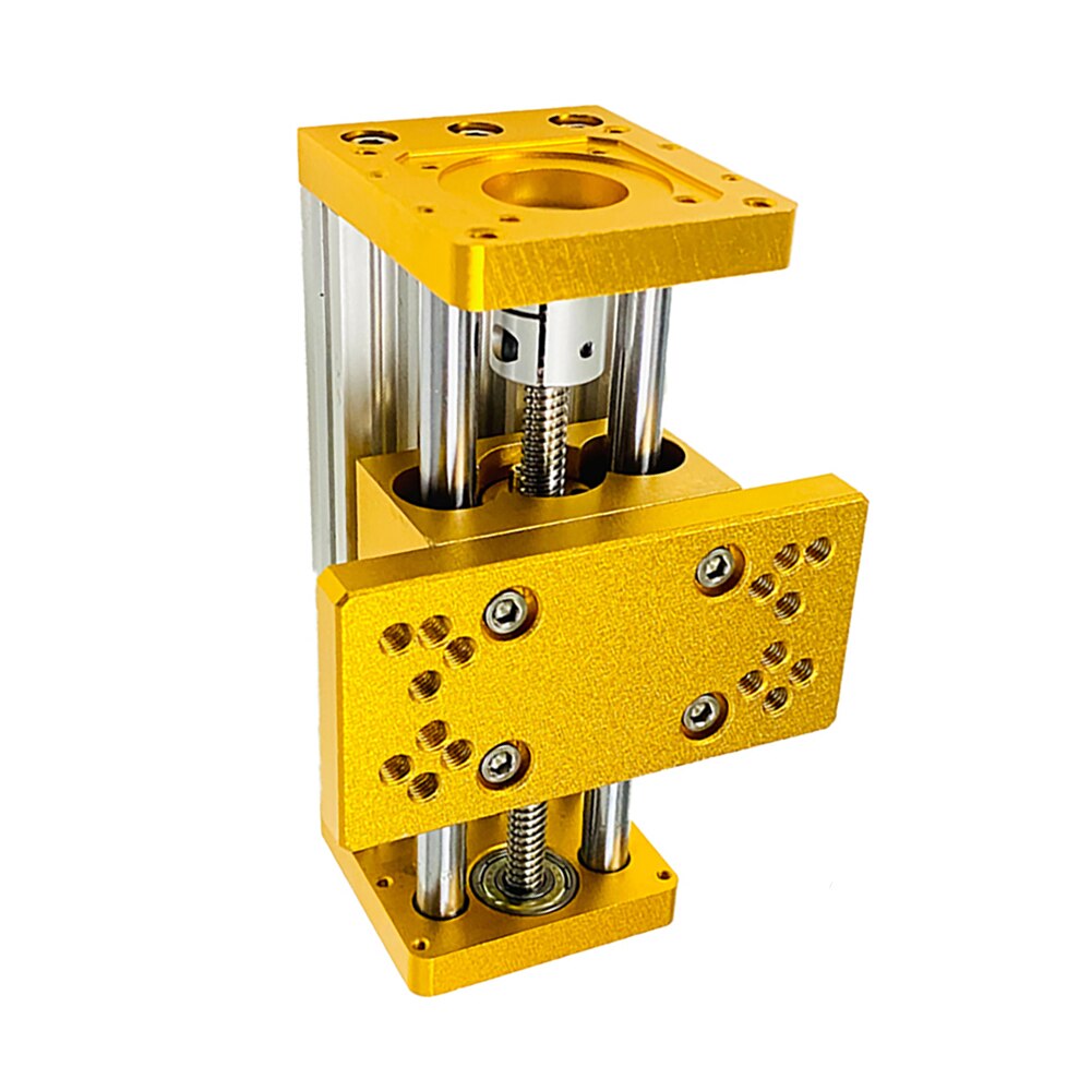 Accesorios para fresadora CNC, mesa deslizante de Metal multifunción para Zaxis, altura ajustable, Nema17/23 42BYG/57 Stepper: No motor