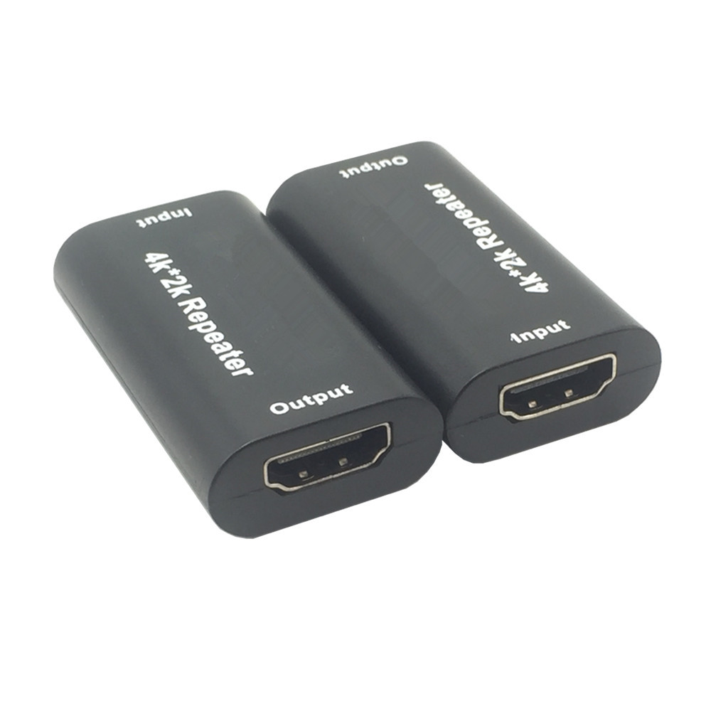 HDMI-compatible Repeater Extender Gold Plated 4K*2K HDTV Adapter Signal Amplifier Booster Over 3.4Gbps Signal HDMI-Extender