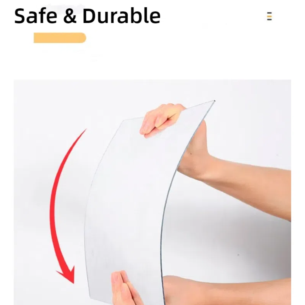 Specchi infrangibili in acrilico per bagno irregolare a forma di cuore da 7,87 pollici, decorazione per specchio da parete non in vetro per camera da letto, soggiorno,