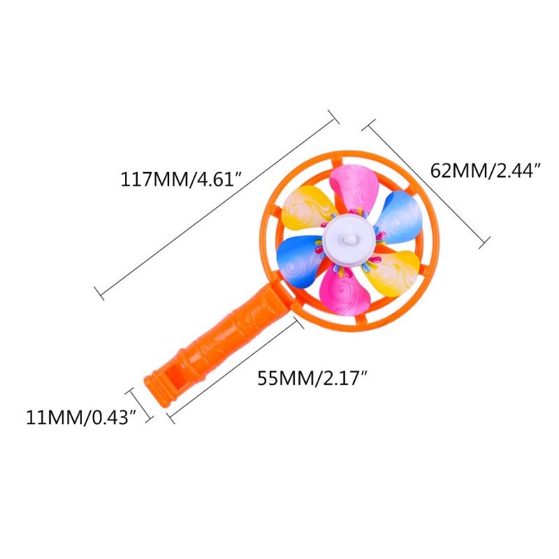 Muovinen värinen tuulimylly lasten pieni lelu palkinto lapsuuden muistot leikki rekvisiitta lelut