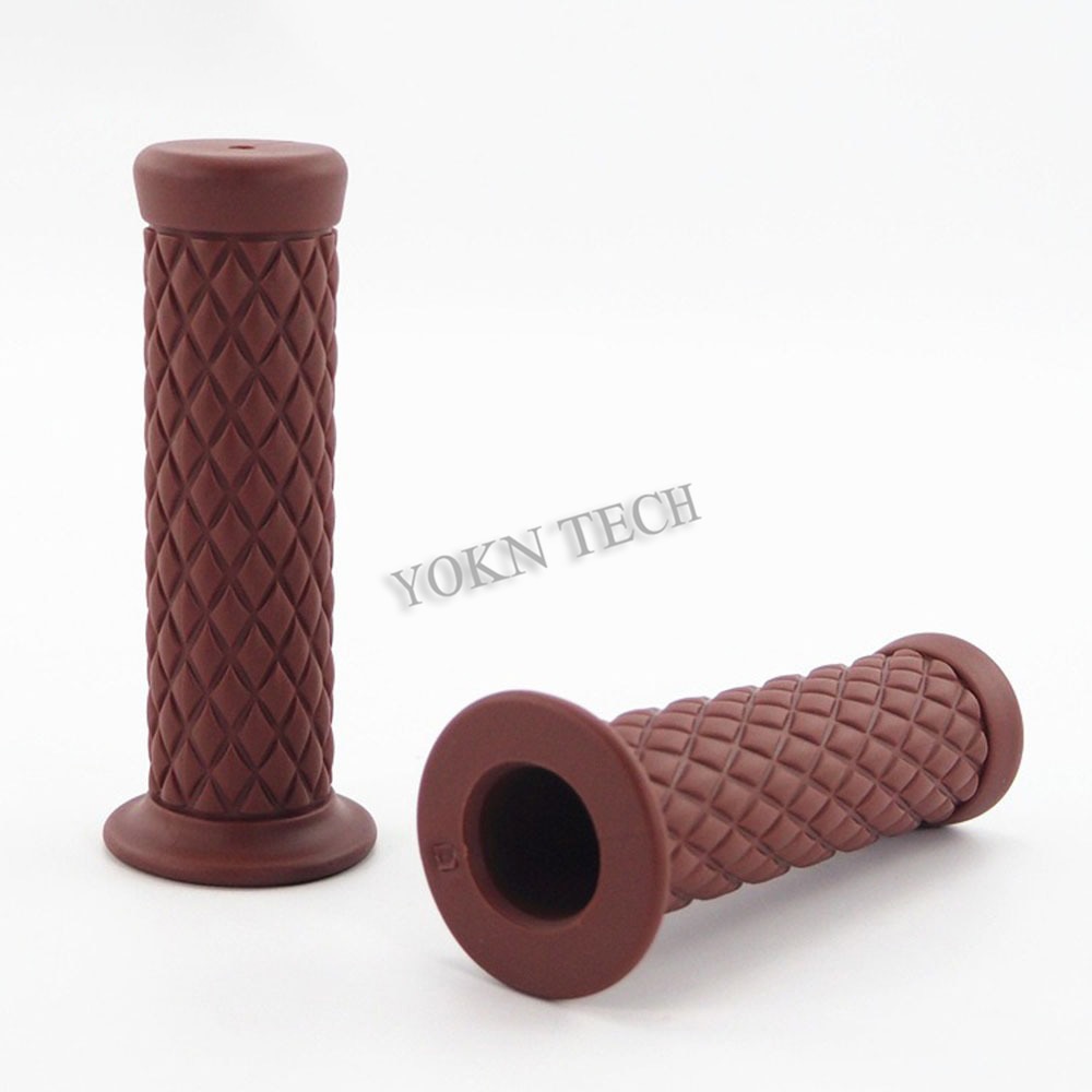 Cafe Racer Motorcycle Hand Grips Rubberen Handvat Bar