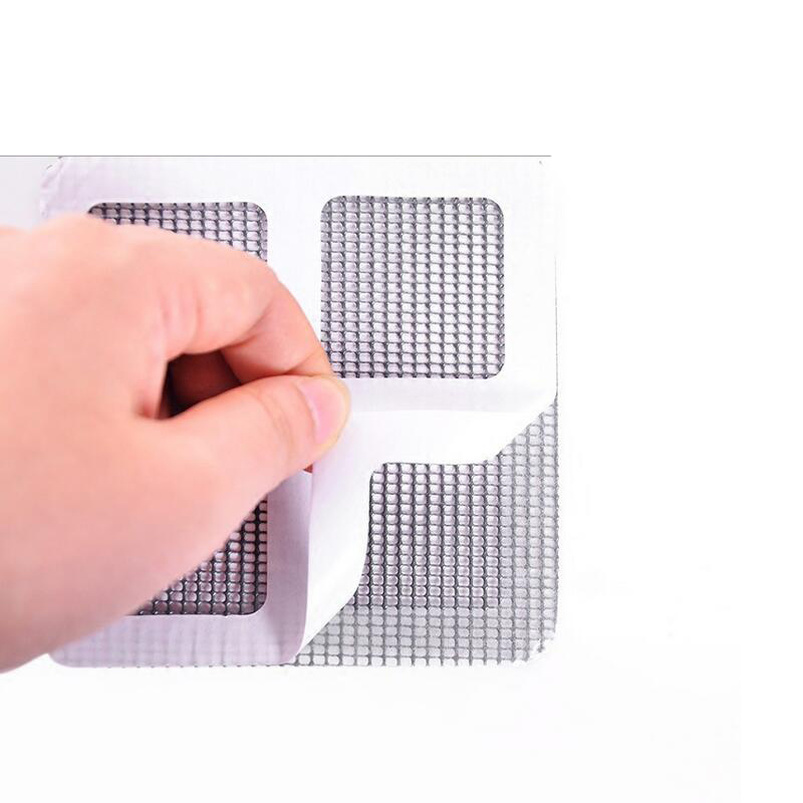 10*10cm Screen window repair stickers home curtains fill hole net window screen repair patch mosquito net