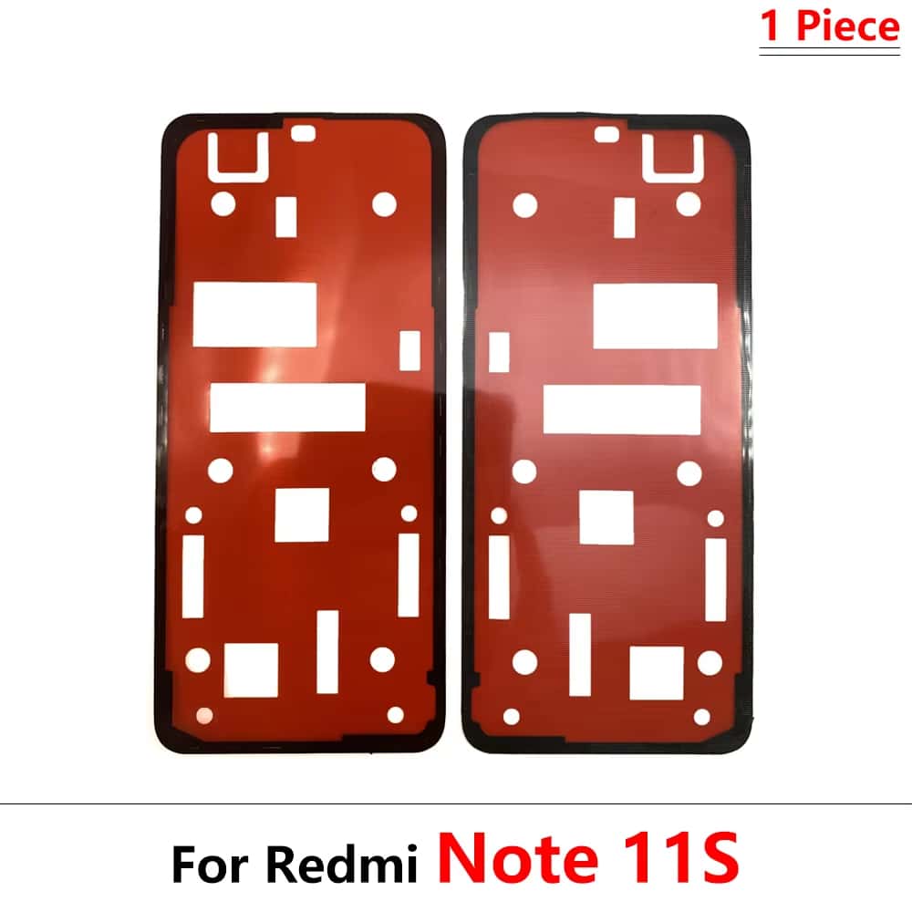 For Xiaomi Redmi Note 10 7 8 9 11 4G 12 Pro Plus 11S 9S Waterproof Adhesive Back Housing Battery Cover Glue Stickers: green