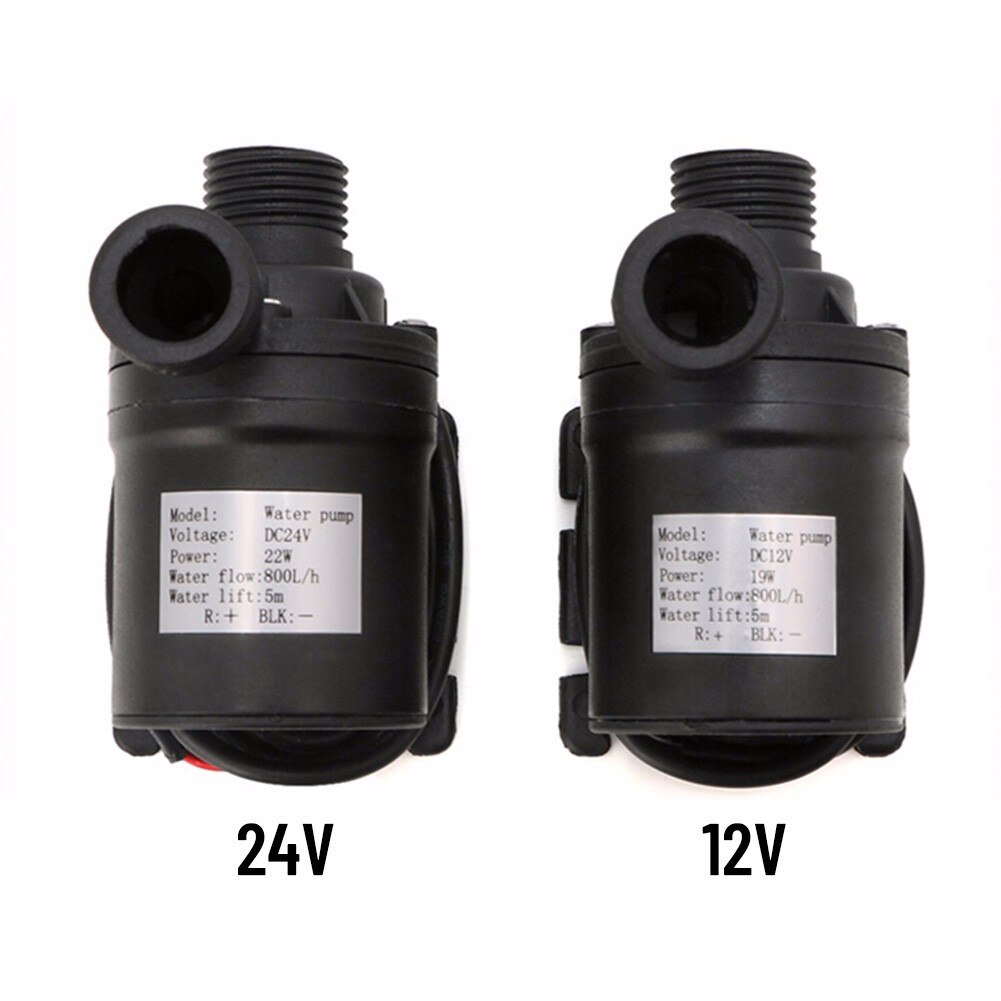 Brushless Solar Motor12V/24V 800L/H DC Water Pump Circulation Pump Garden Pump 0-80°C Pressure Tanks