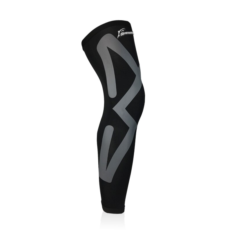 1 stk mænd sportstights kompression cykling benvarmere mtb cykel leggings løb basketball fodbold benærmer benbeskyttelse: H / M