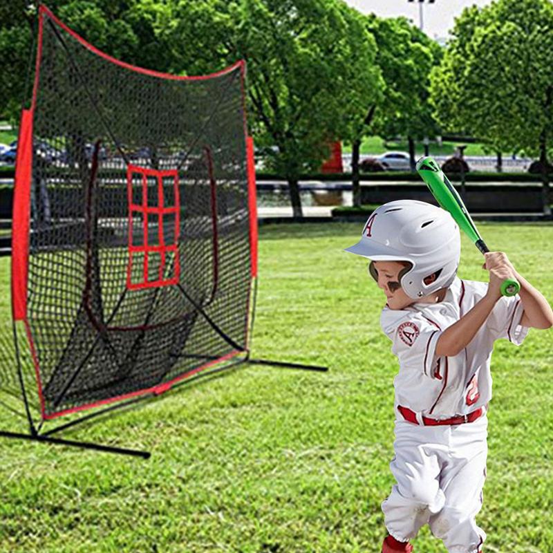 Filet d'entraînement de baseball et de softball, équipement portable pour frappe, lancer, frappe, battement