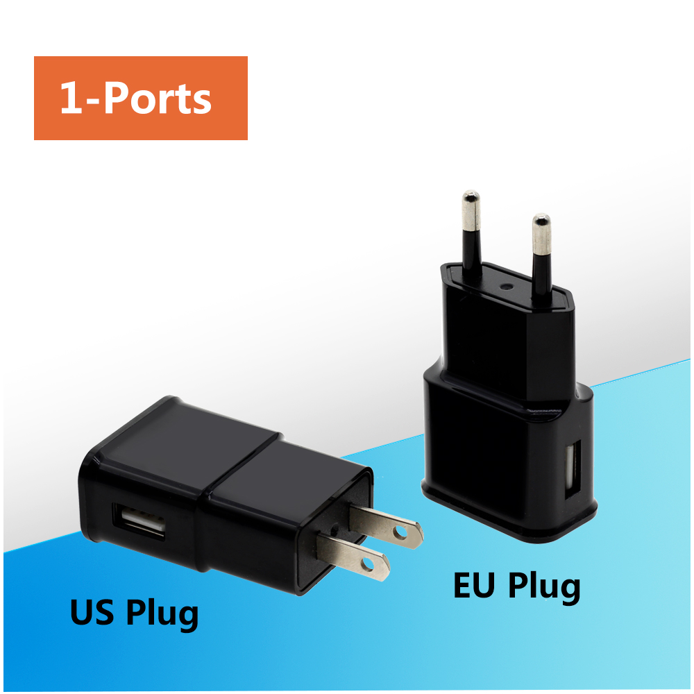 USB Power Supply Adapter DC5V 2A EU Plug / US Plug Universal Charger 1 / 2 / 3 / 6 Ports