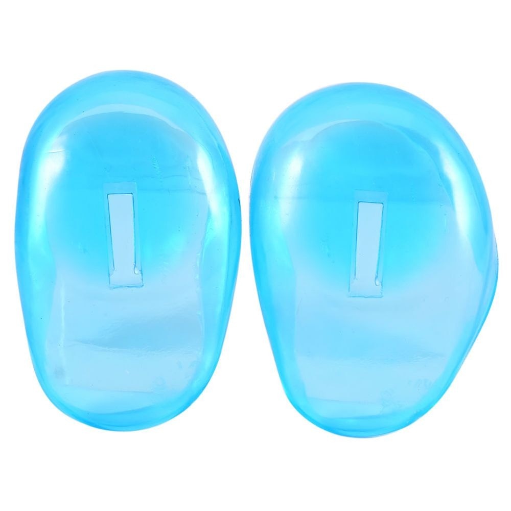 2pcs Reusable Waterproof Ear Protector Cover Caps Salon Hairdressing Dye Shield Protection Shower Cap Tool