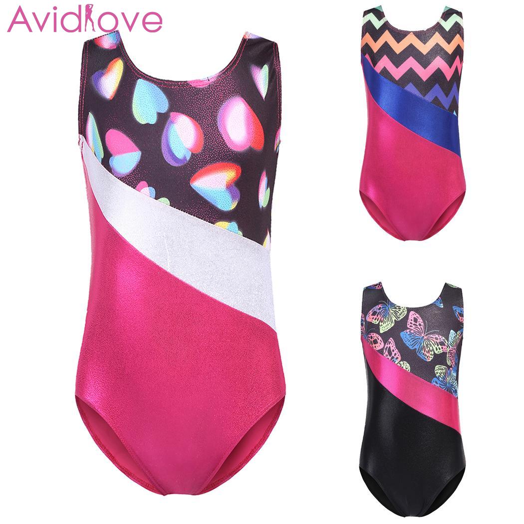Grils Gradient Leotard Gymnastics Toddler Sparkle Cute Rhinestone Children Dcor One Piece Tank Girl Casual