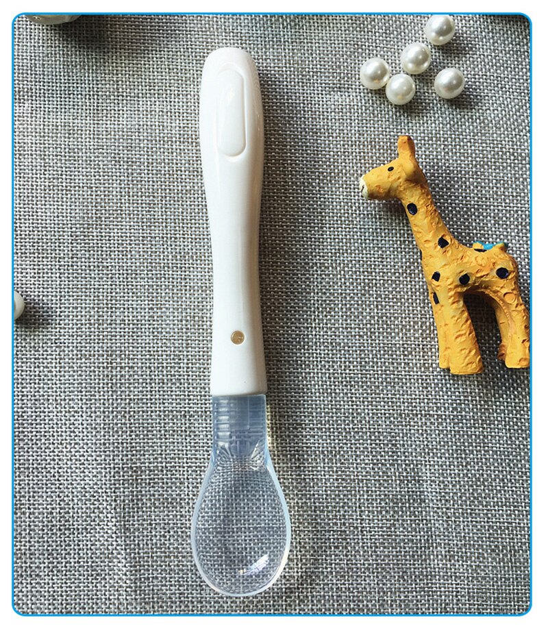 1/3 stk myk, giftfri silikon sikkerhet baby matskje barn skje baby mater bestikk servise nydelig for barn