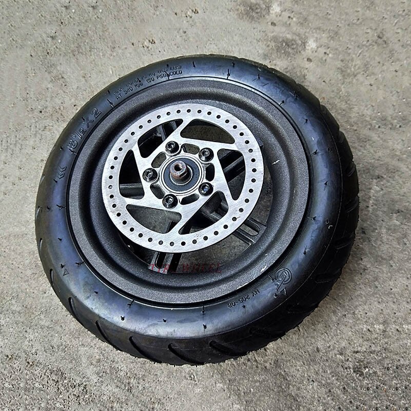 Scooterdæk baghjulnav til xiaomi mijia  m365 8.5 tommer dæmpende solide dæk hule ikke-pneumatiske dæk original fabrik
