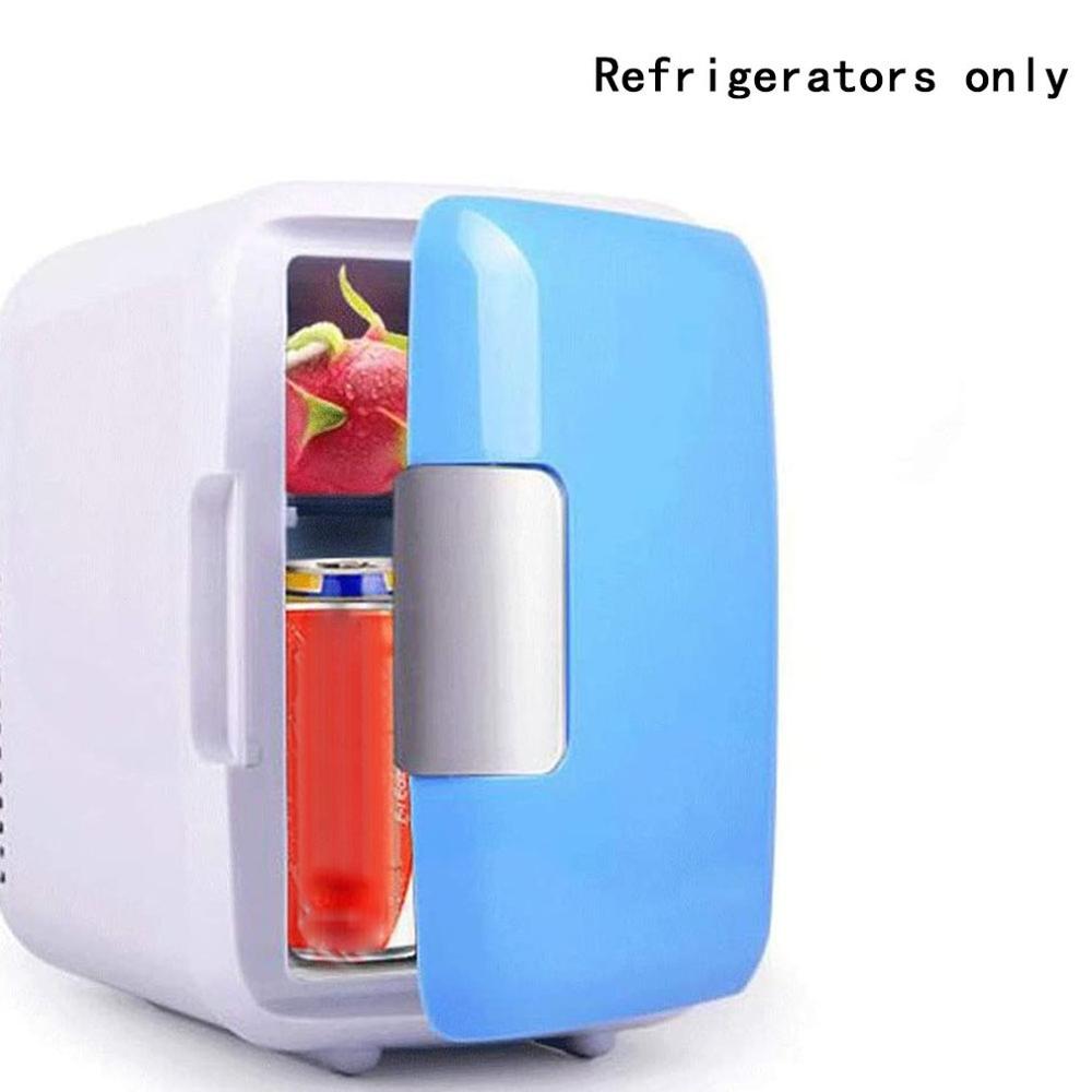 4L Mini Fridge Refrigerator Portable Car Freezer Car Refrigerator Cooler Heater Universal Vehicle Parts salefor: Blue