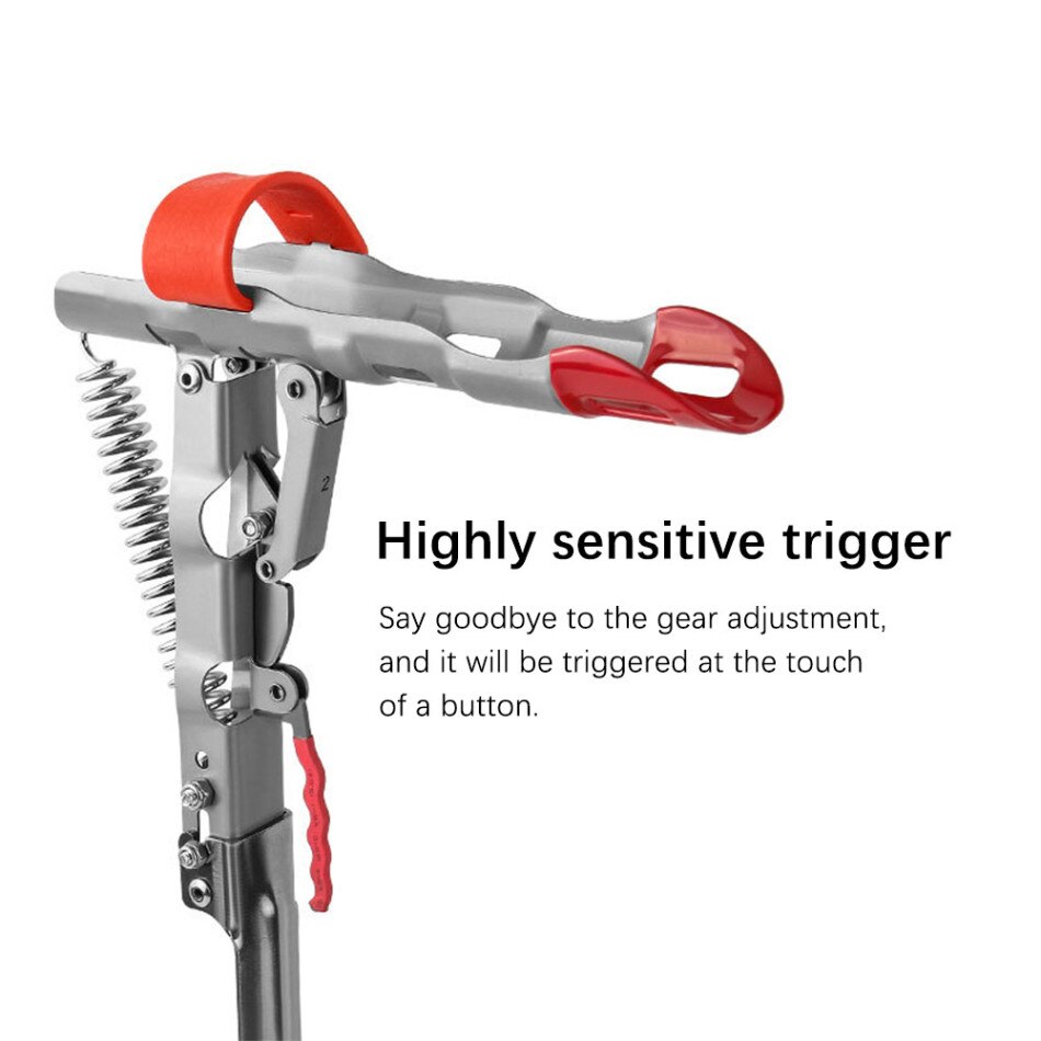 TiimelyTrust Fishing Rod Bracket Stainless Steel Automatic Spring Fishing Rod Bracket Adjustable Folding Spirit Fishing Bracket