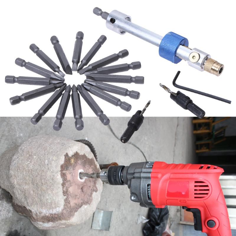 20Pcs Swap Drill Bit Drill Driver Swivel Head Quick-Change Driving Repair Tools Set Multi Screwdriver Sets