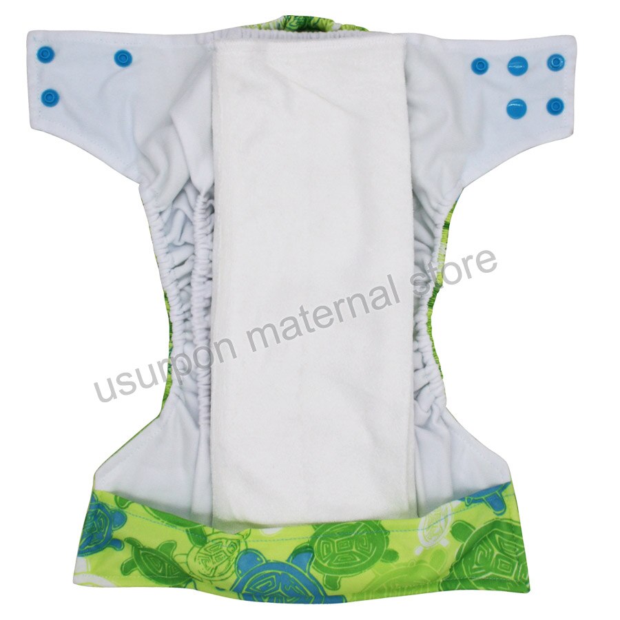 [usurpon] 3pcs 36*36cm bamboo prefold diaper, washable bamboo fiber insert